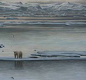 Robert Bateman-arctic ice polar bear